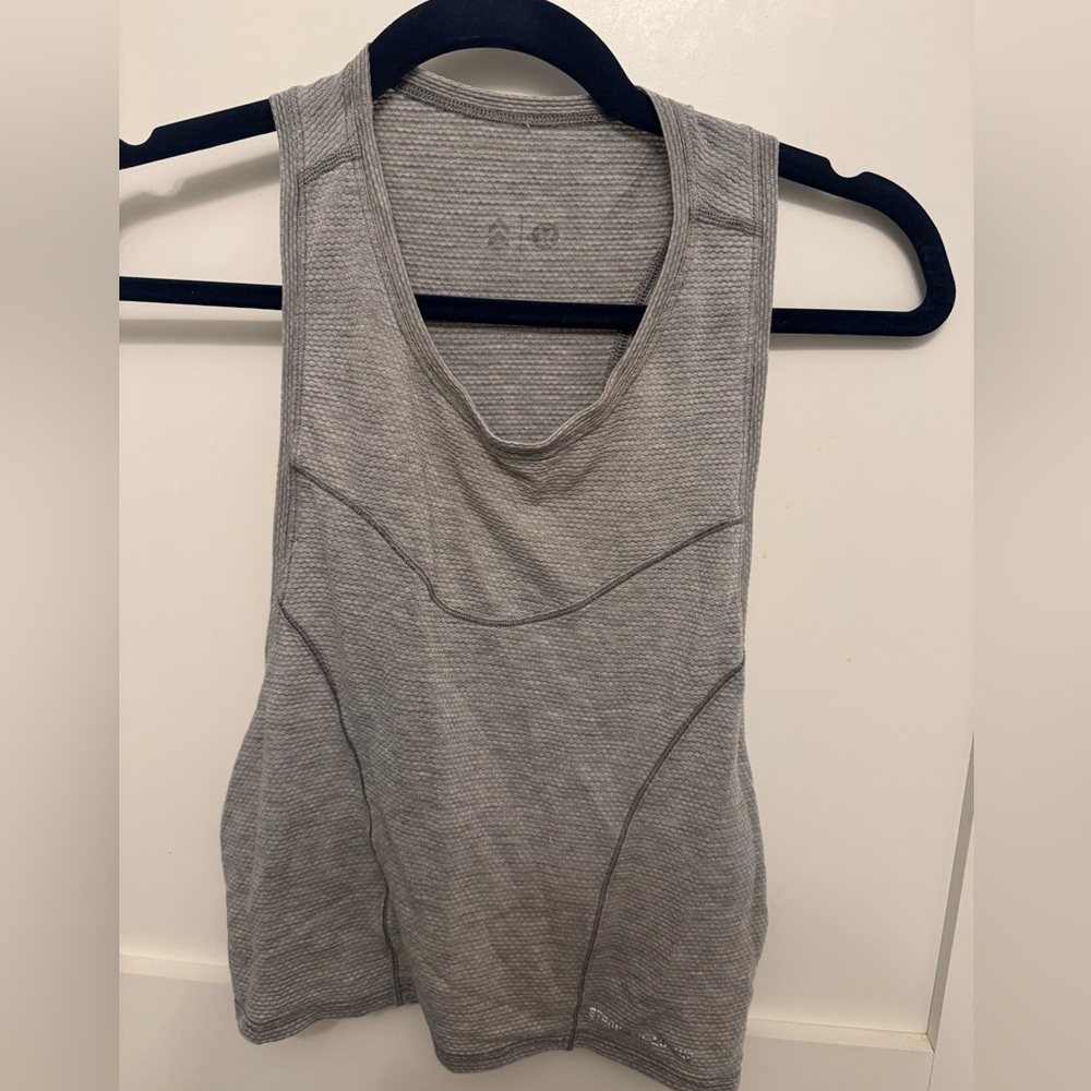 lululemon athletica x Barry’s Bootcamp Collab Gray Tank Top
